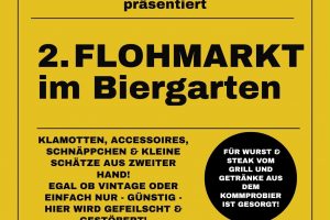 Flohmarkt im Biergarten Flohmarkt im Biergarten