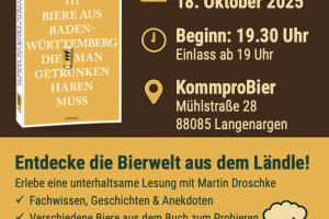Lesung & Bierprobe mit Martin Droschke