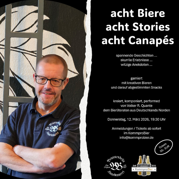 Bier trifft Buch mit Bierliterat Volker R. Quante